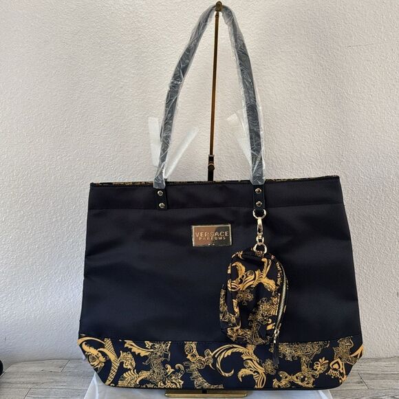 Versace Parfums Tote & Pouch With Dustbag New In Package - Picture 1 of 11